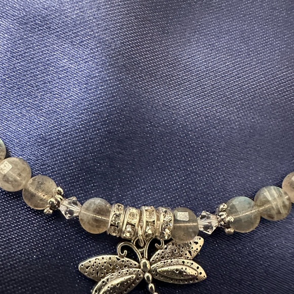 Natural LABRODITE… Faceted, silver jump rings., earrings included - Picture 6 of 6